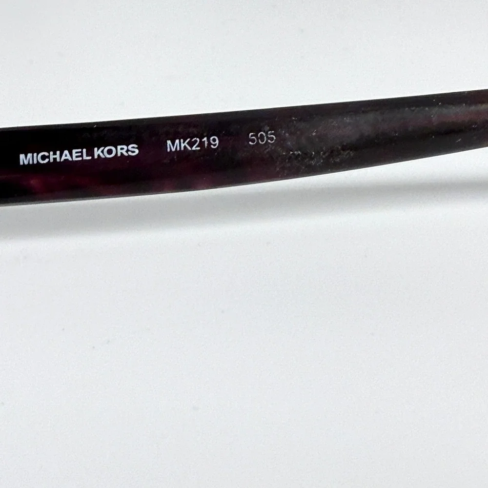Michael Kors MK219 505 Tortoise‎ Purple Rectangular Eyeglasses Frames 22464